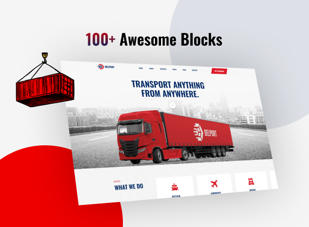 Delport - Logistics & Transportation Business WordPress Theme + RTL - 5